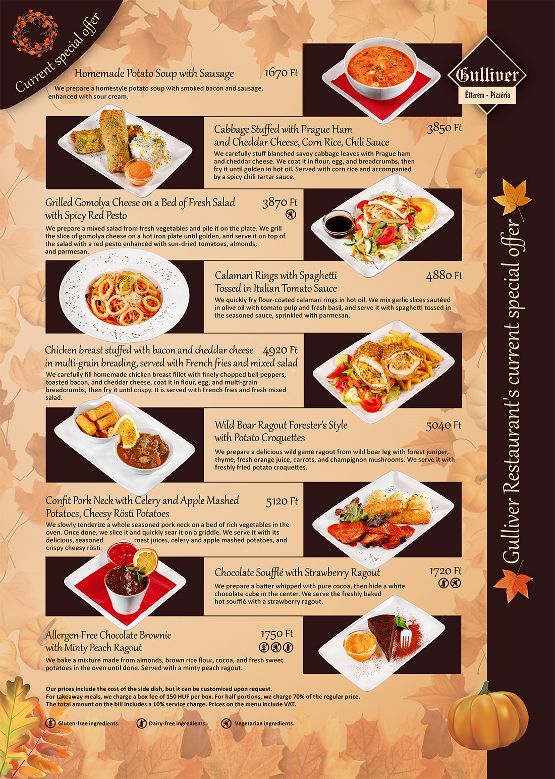 Check out our Seasonal offers